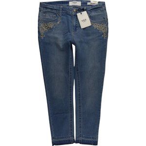 NWT VGS Skinny Crop Capri Jeans Women's 4 Mid A181
